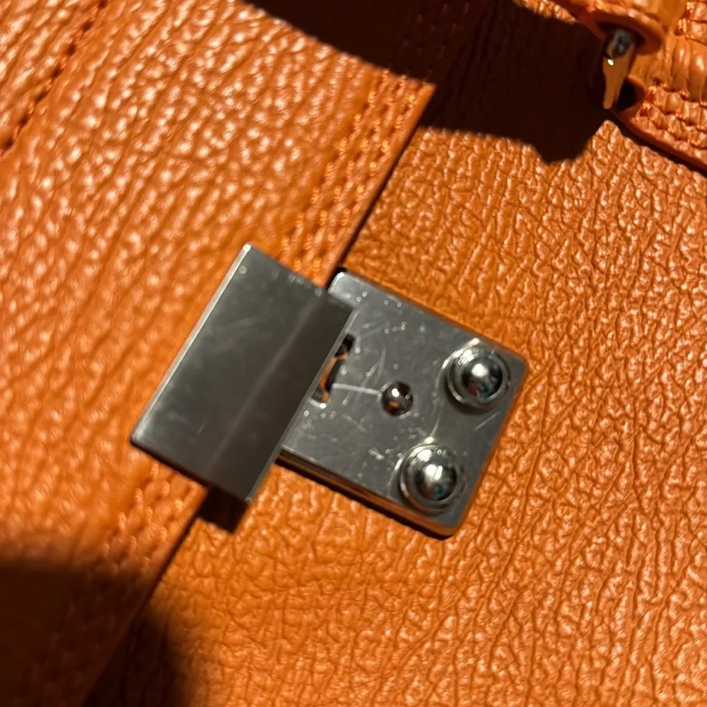 NWT 3.1 Phillip Lim Mandarin Pashli Large Satchel - Picture 9 of 9